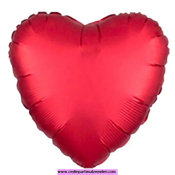 Kırmızı Kalp Folyo Balon